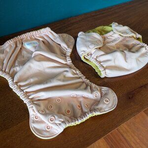 Esembly Outer Diaper Cover (Size 1) - Flat Pink